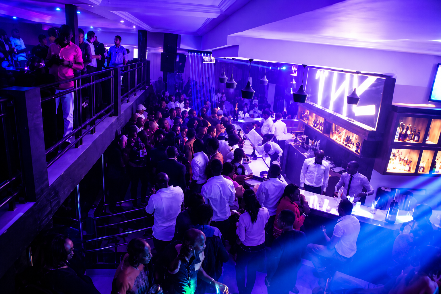 The Bank Abuja nightclub interior